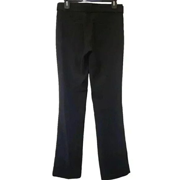 Banana Republic Women's Black Poly/Spandex Logan Fit Pants w Belt Tie - Picture 9 of 14
